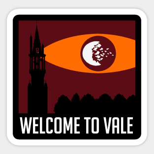 Welcome To Vale Logo Sticker